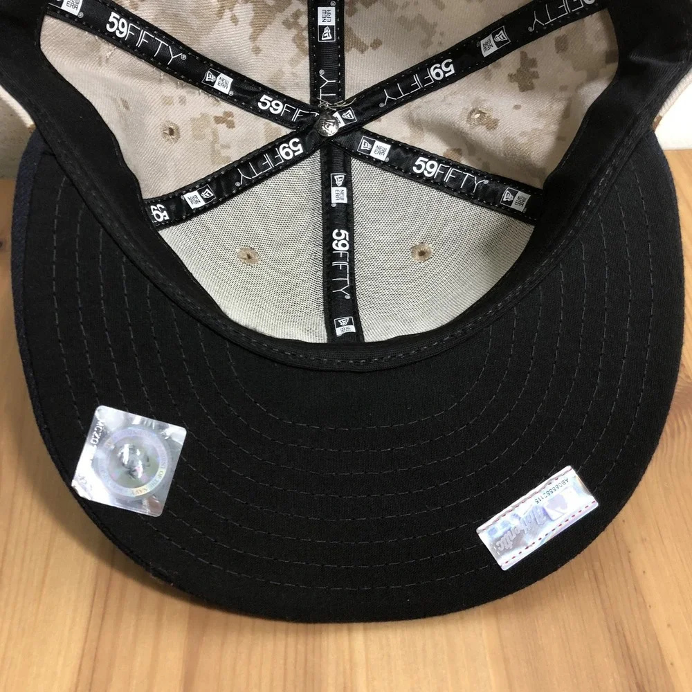 New York Yankees New Era 59FIFTY 2014 MLB Memorial Day Fitted Cap Sz 7 5/8 Camo